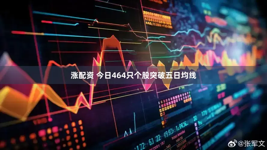 涨配资 今日464只个股突破五日均线