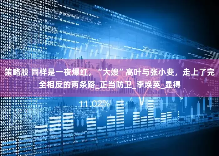策略股 同样是一夜爆红，“大嫂”高叶与张小斐，走上了完全相反的两条路_正当防卫_李焕英_显得