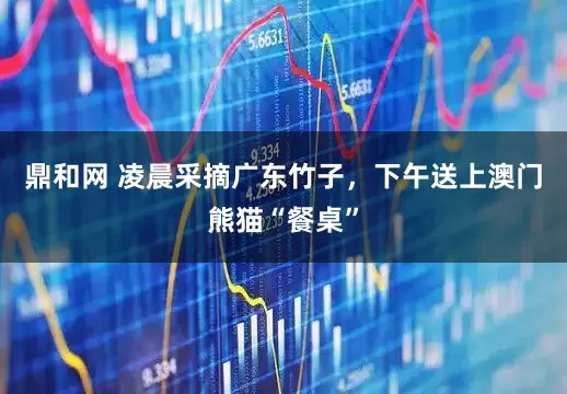 鼎和网 凌晨采摘广东竹子,下午送上澳门熊猫“餐桌”