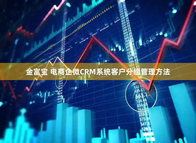 金富宝 电商企微CRM系统客户分组管理方法